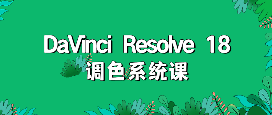 DaVinci Resolve 18 魔法调色大师课程 - 格调资源网