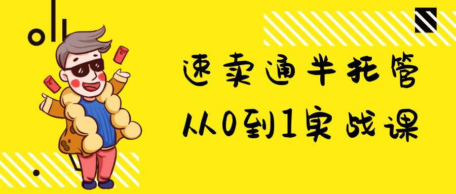 速卖通半托管实战课程,零基础带你领略成功之路 - 格调资源网